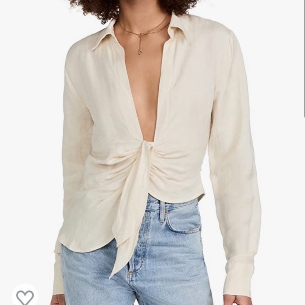 Lioness Cream Button Down Shirt